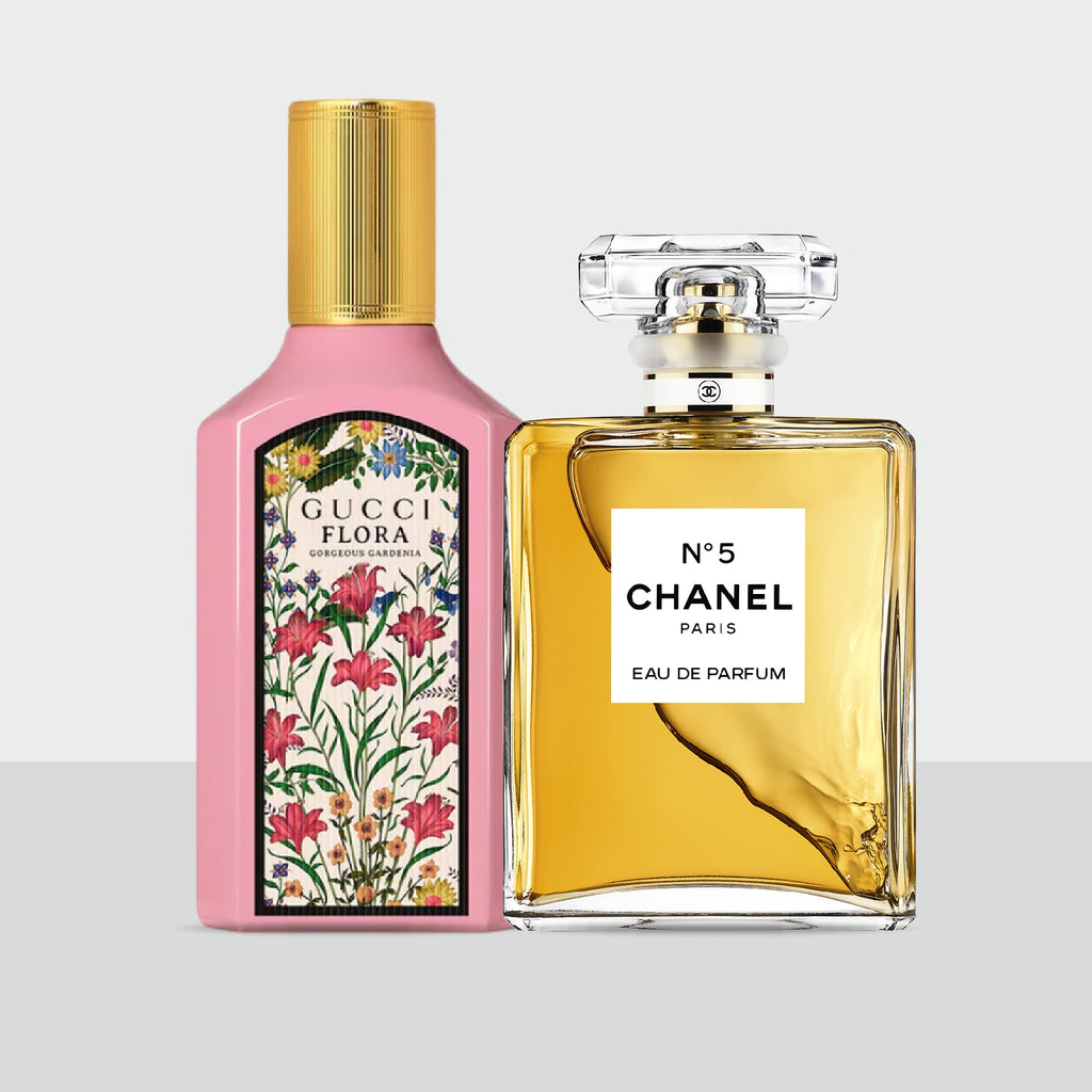 FLORANO  | Long Lasting | Inspired By Gucci Flora & Channel No5 50ml Combo